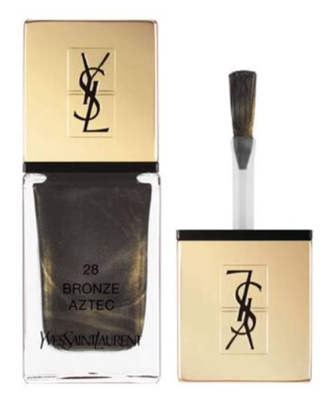 YSL Bronze Aztec (28) La Laque Couture Nail Lacquer Product Info